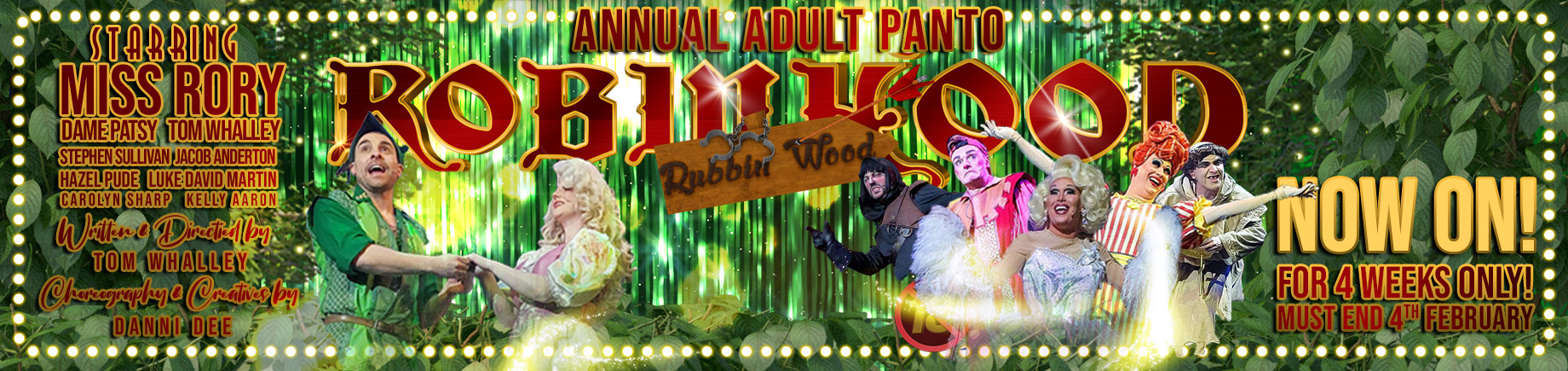 Robin Hood, Rubbin' Wood - Annual Adult Panto 2024